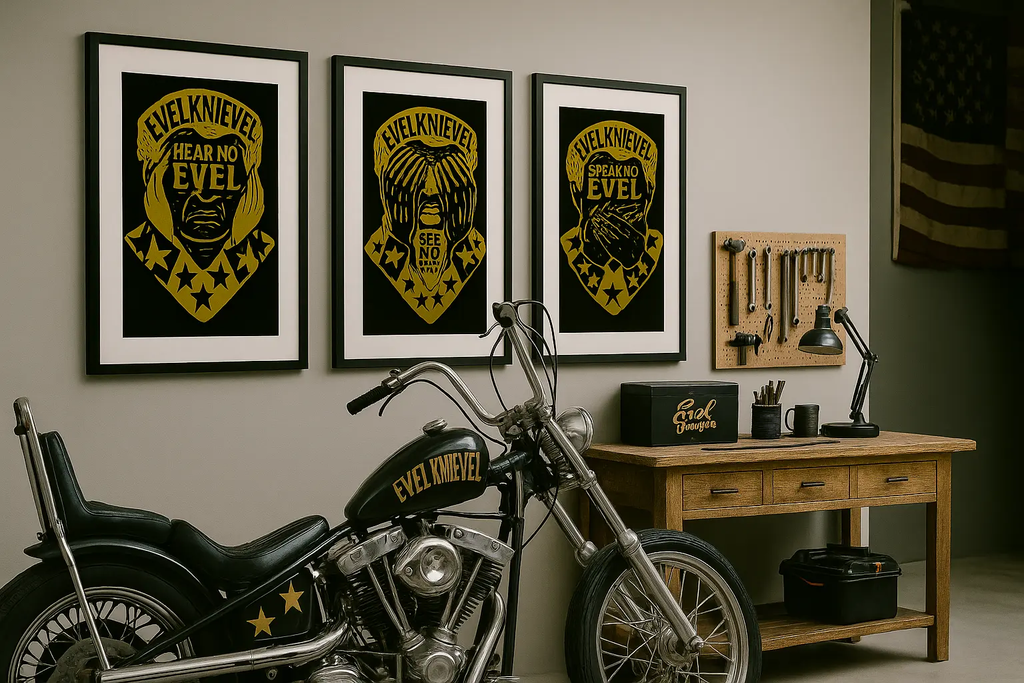 EVEL HEAR NO / SEE NO / SPEAK NO EVEL PRINT SET