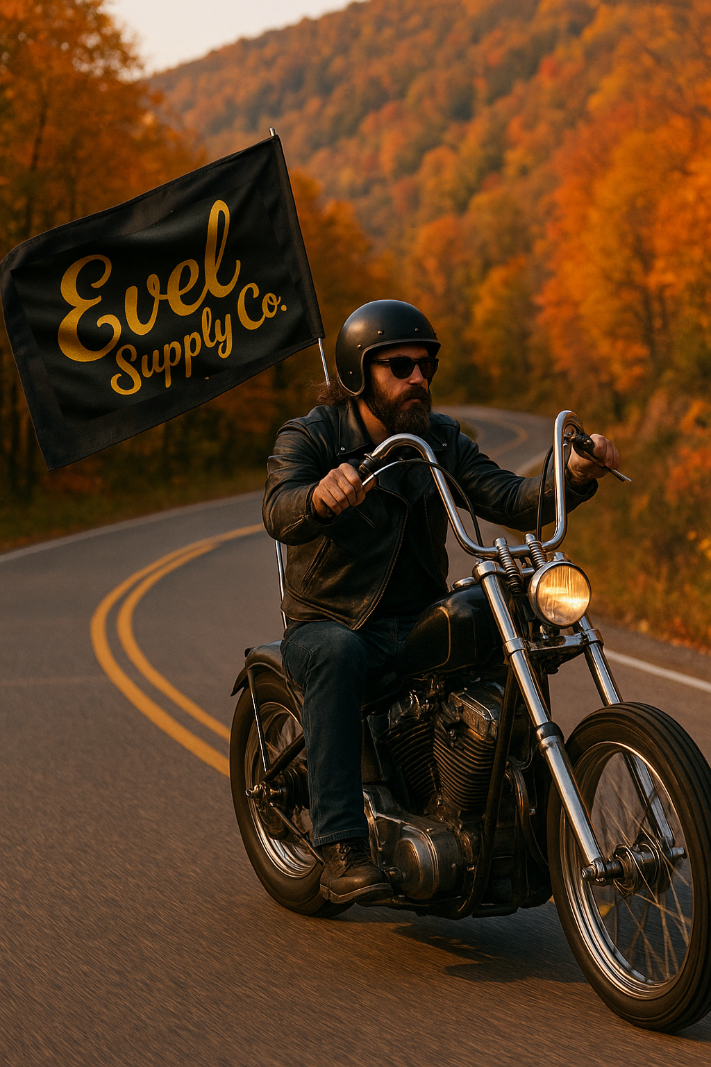 EVEL America Double Sided Flag