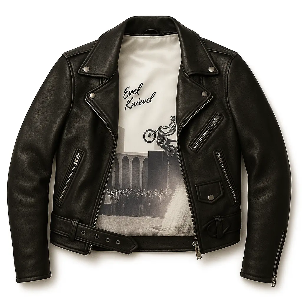 EVEL Armored Leather Jacket