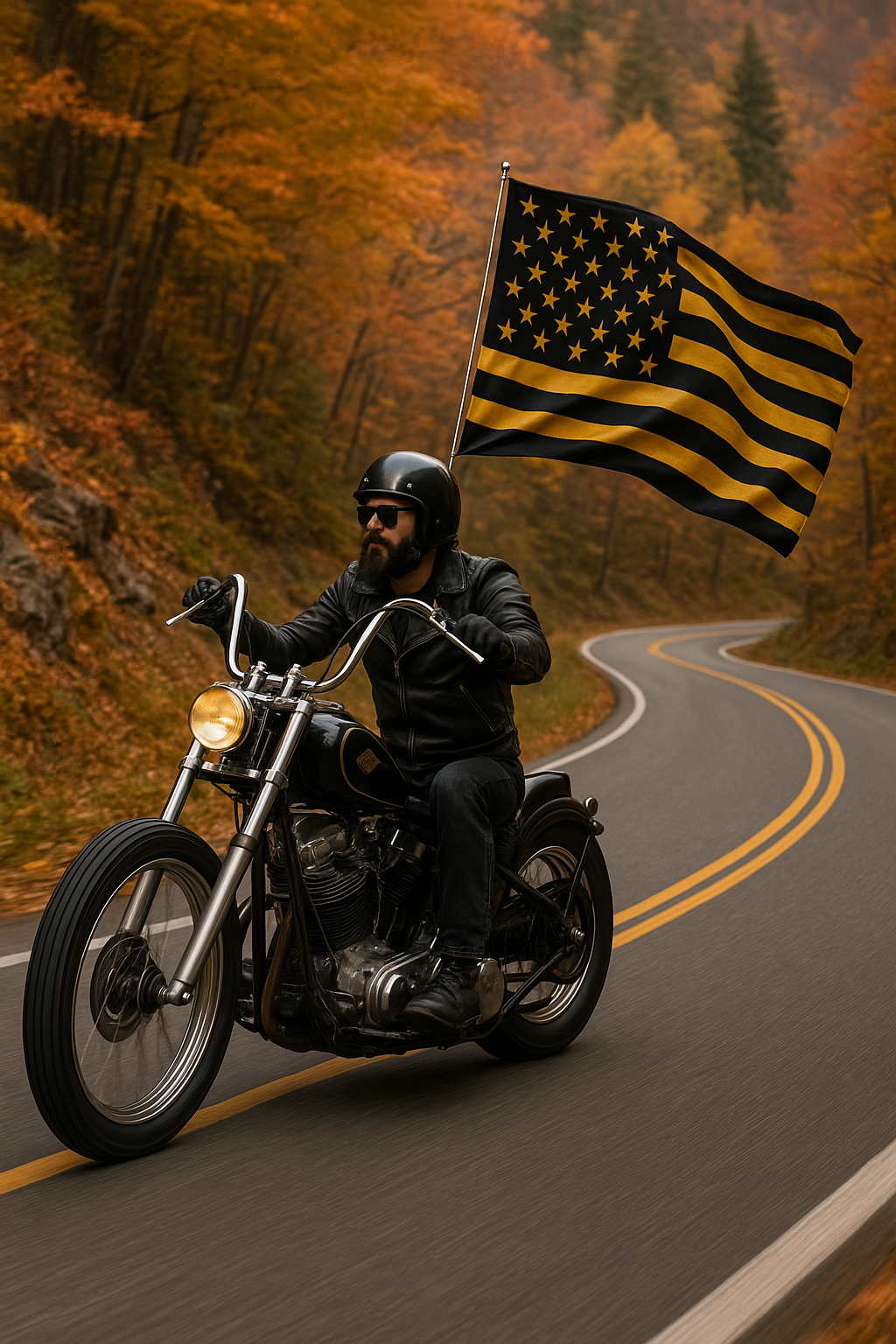 EVEL America Double Sided Flag